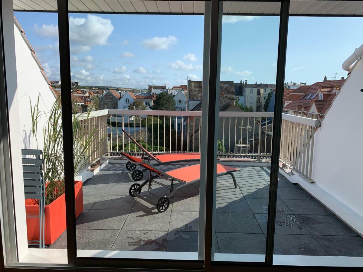 Апартаменты La Terrasse Vue Mer Du 42 Ferber, Plein Sud Wifi Вимере Экстерьер фото